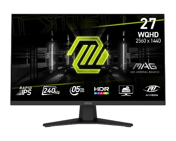MONITOR 27'' MSI MAG 274QF X24 WQHD 2560X1440 240HZ 0.5MS 9S6-3CE41H-020