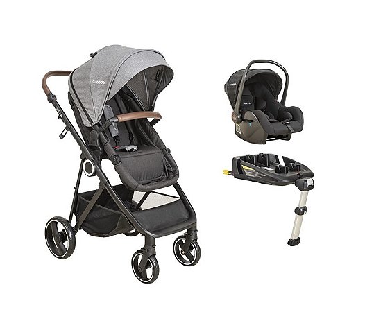Carrinho Cosmos com Bebê Conforto e Base Isofix