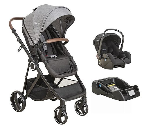 Carrinho Cosmos com Bebê Conforto e Base