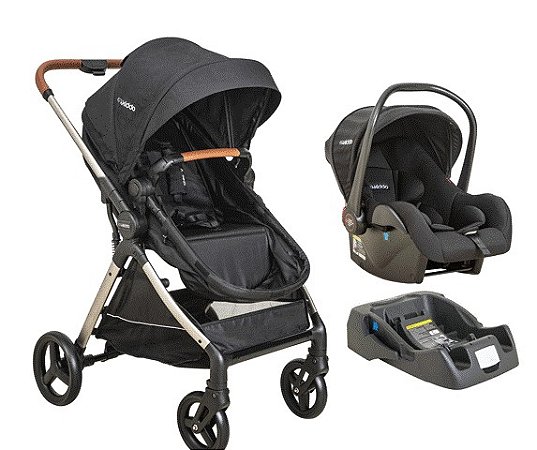 Carrinho Speedy com Bebê Conforto e Base Veicular