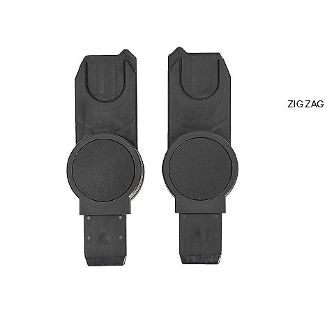 Adaptadores do Bebê Conforto Casulo Click para Carrinho Zig Zag (par)