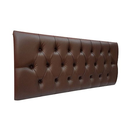 Cabeceira Sonho Paris Queen 1,60m Painel Em Couro Sintético Marrom