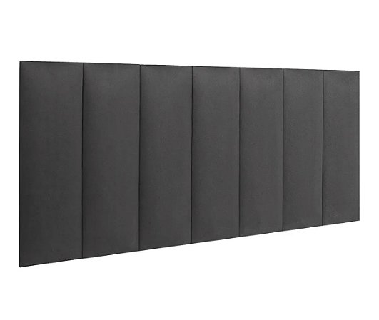 Cabeceira Modular Sonho Casal 60x140 Em Suede Cinza