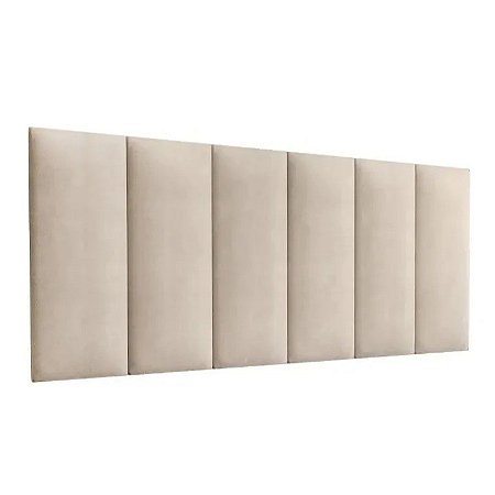 Cabeceira Modular Sonho Queen 60x160 Em Corino Bege