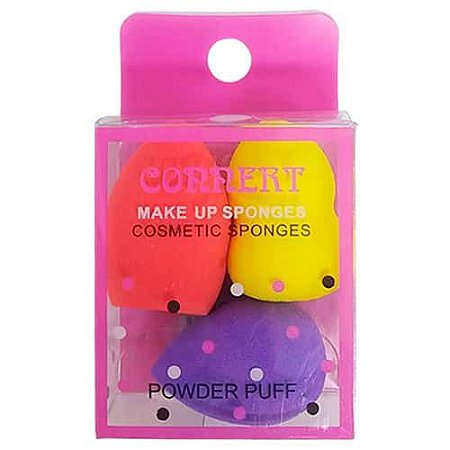 Mini Esponjas para Maquiagem Connert ML001