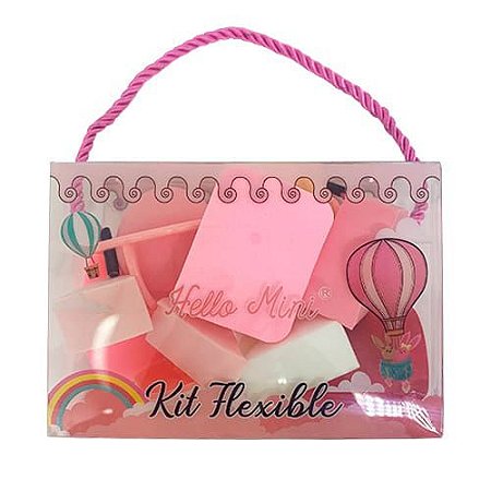 Kit com 13 Esponjas de Maquiagem Flexible Hello Mini KIT390