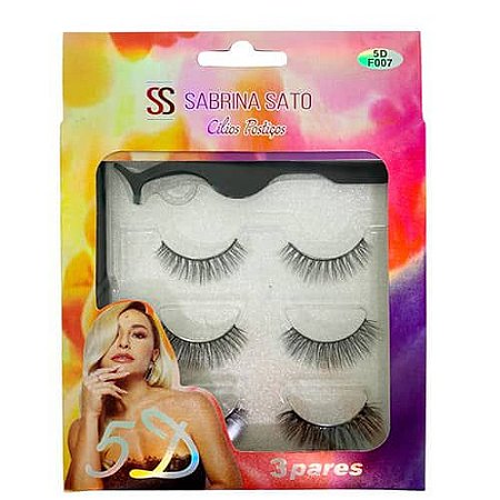 Cílios Postiços Magnético 5D F007 Sabrina Sato SS-1826