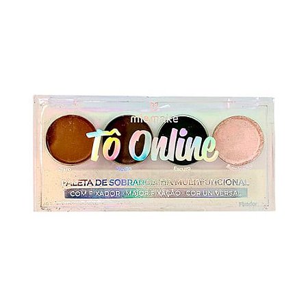 Paleta de Sobrancelha Multifuncional Tô Online Mia Make 275