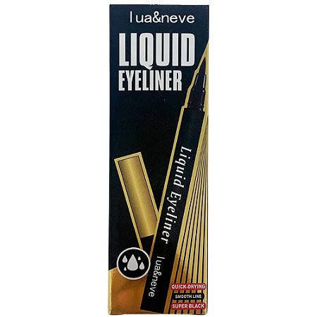 Caneta Delineadora Preta Liquid Eyeliner Lua & Neve LN02024