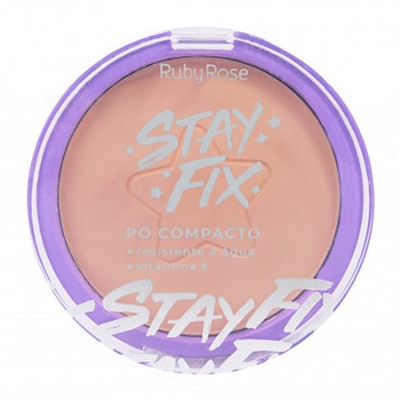 Pó Compacto Stay Fix Grupo 01 Cores Claras MC60 Ruby Rose HB-857/3