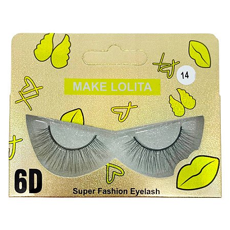 Cílios Postiços 6D 14 Make Lolita ML201