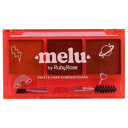 Paleta para Sobrancelha Cor 01 Melu Ruby Rose HB-F571/G1