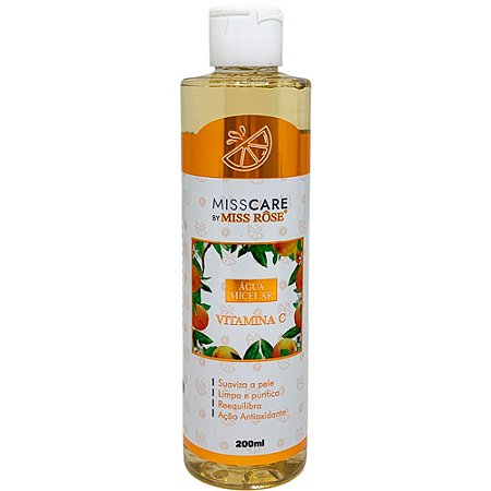Água Micelar Vitamina C 200ml Miss Rôse MR070