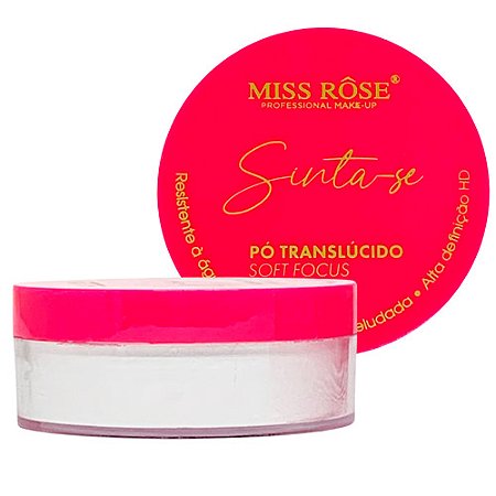 Pó Translúcido Soft Focus Sinta-se Miss Rôse MR082/C