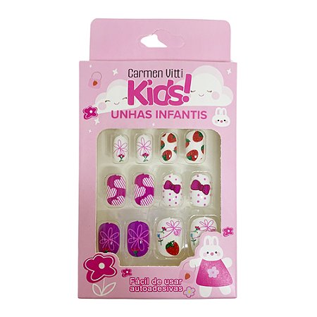 Unhas Postiças Infantil Carmen Vitti Kids UN-376