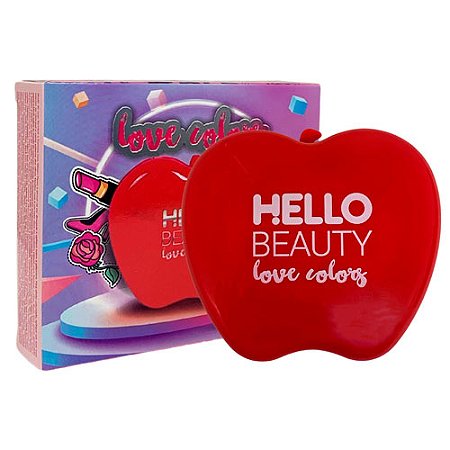 Kit Maquiagem Teen Maçã Love Colors Hello Beauty HB-645