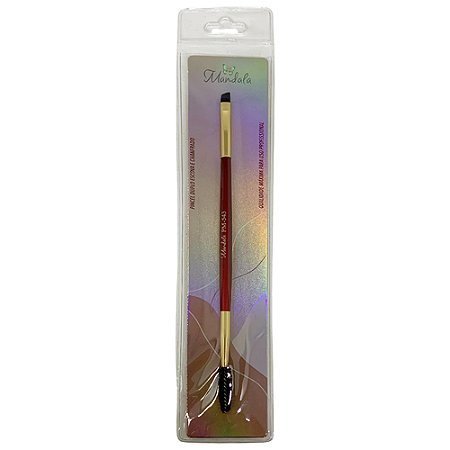 Pincel Duplo Escova e Chanfrado Mandala PM-543