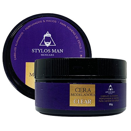 Cera Modeladora Clear Stylos Man STYC2