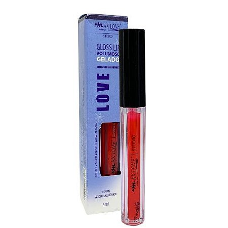 Gloss Lip Volumoso Gelado Cor 105 Max Love