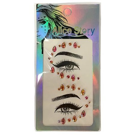 Adesivo Joia Strass CZT-123 / DF-AD243010
