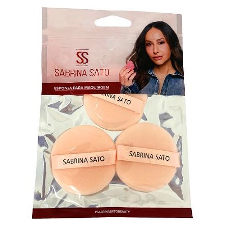 Kit com 03 Esponjas para Maquiagem Sabrina Sato SP2061