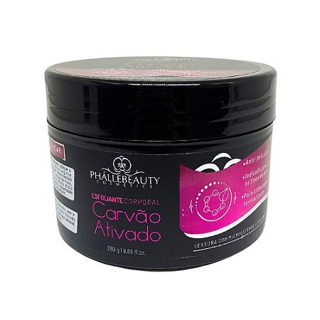 Esfoliante Corporal Carvao Ativado Phallebeauty PH0840