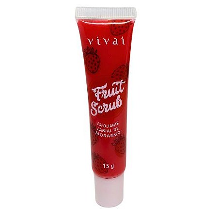 Esfoliante Labial De Morango Fruit Scrub Vivai 3105.1.1