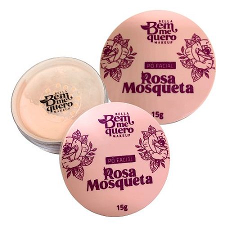 Pó Facial Rosa Mosqueta Bella Bem Me Quero
