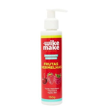 Hidratante Corporal Frutas Vermelhas Wike Make WM0008/C