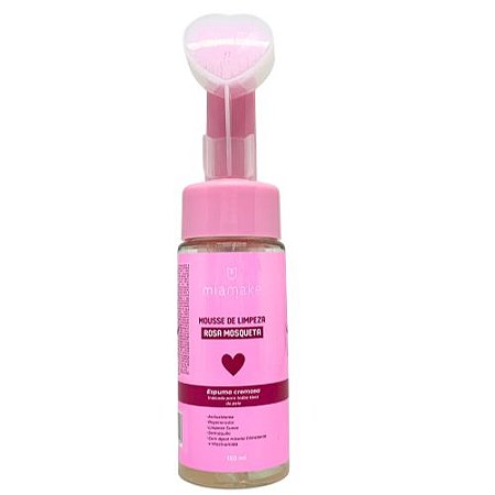 Mousse de Limpeza Facial Rosa Mosqueta Mia Make 405