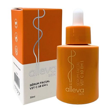 Sérum Facial Vitamina C 10 em 1 Alleva AL7002