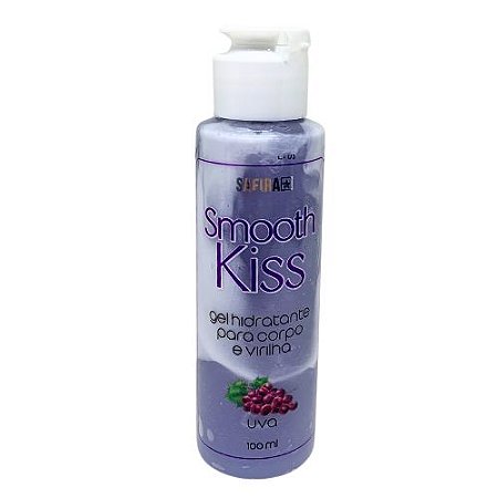 Gel Hidratante para Corpo e Virilha Smooth Kiss Uva Safira