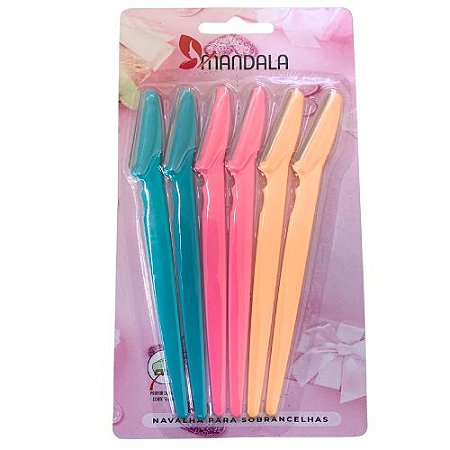 Kit com 06 Navalha para Sobrancelha MM5511