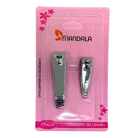 Kit com 02 Cortador de Unha Mandala MM5542