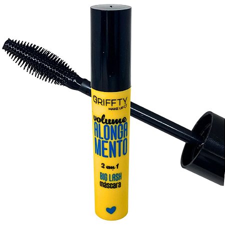 Máscara para Cílios Big Lash Volume Alongamento 2 em 1 Griffty Makeup GF-B801