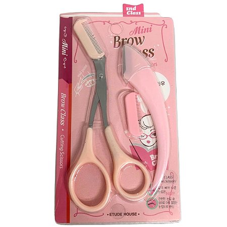 Kit Navalha e Tesoura para Sobrancelhas