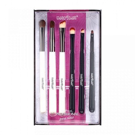 Kit Pincel Profissional para Olhos Macrilan WB300