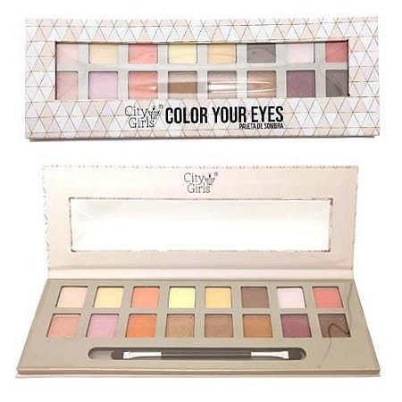 Paleta de Sombras Charming Collection City Girls CG205