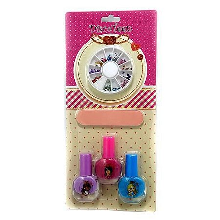 Kit Manicure Infantil Disco Teen HB94737