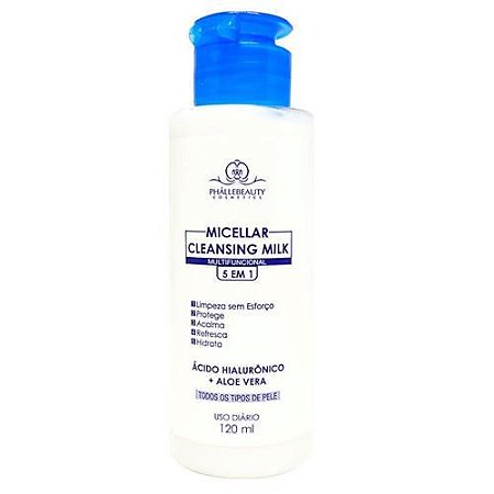 Demaquilante Micellar Cleasing Milk Phállebeauty PH0113