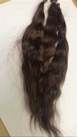MOHAIR - GOLDEM PREMIUM -CHOCOLATE AVERMELHADO - PACOTE DE CABELO  COM13,0GRS- MATERIAL REBORN - TUDO PARA REBORN