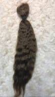 MOHAIR TINKERBELL - CURLY MEDIUN BROWN - PACOTE DE CABELO  COM 6,29GRS - MATERIAL REBORN - TUDO PARA REBORN