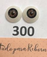 OLHOS - PAR DE OLHOS DE ACRILICO 20MM AZUL 300- MATERIAL REBORN - TUDO PARA REBORN