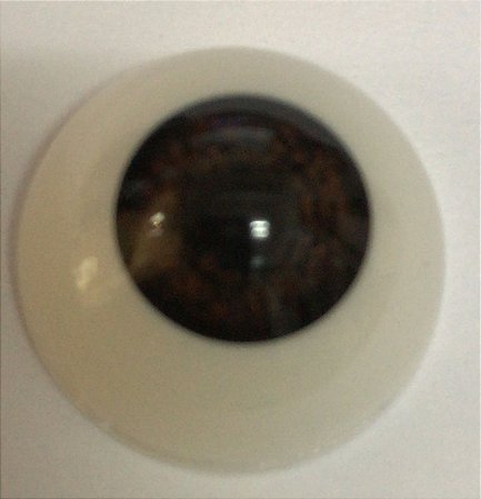 OLHOS - PAR DE OLHOS DE ACRILICO 22MM CASTANHO ORIENTAL 432- TUDO PARA REBORN