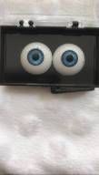 OLHOS EYECO - PAR DE OLHOS SILICONE  EYECO 17mm AZUL P072 - MATERIAL REBORN - TUDO PARA REBORN