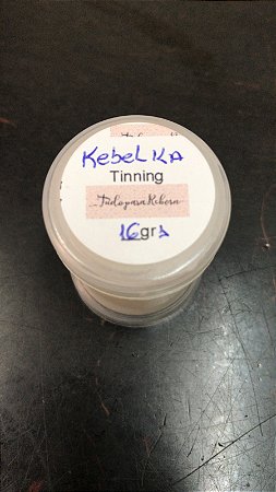 VERNIZ KEBELKA - POTE DE VERNIZ KEBELKA TINNING MEDIUM COM 16 GRAMAS- TUDO PARA REBORN