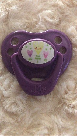 CHUPETA HONEY BUG - ROXO  MATERIAL REBORN  -TUDO PARA REBORN