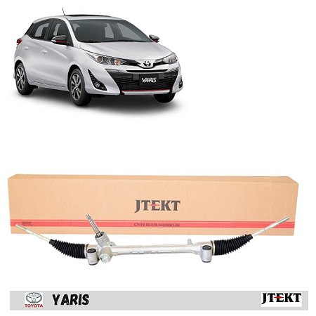 Caixa de direção manual sem terminais coluna direção elétrica - Toyota Yaris todos 2018 em diante - jtekt