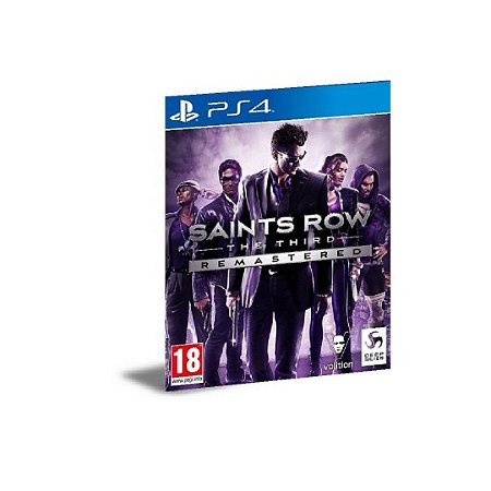 Saints Row The Third Remastered Ps4 Psn Mídia Digital