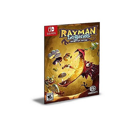 Rayman Legends Definitive Edition Nintendo Switch Mídia Digital